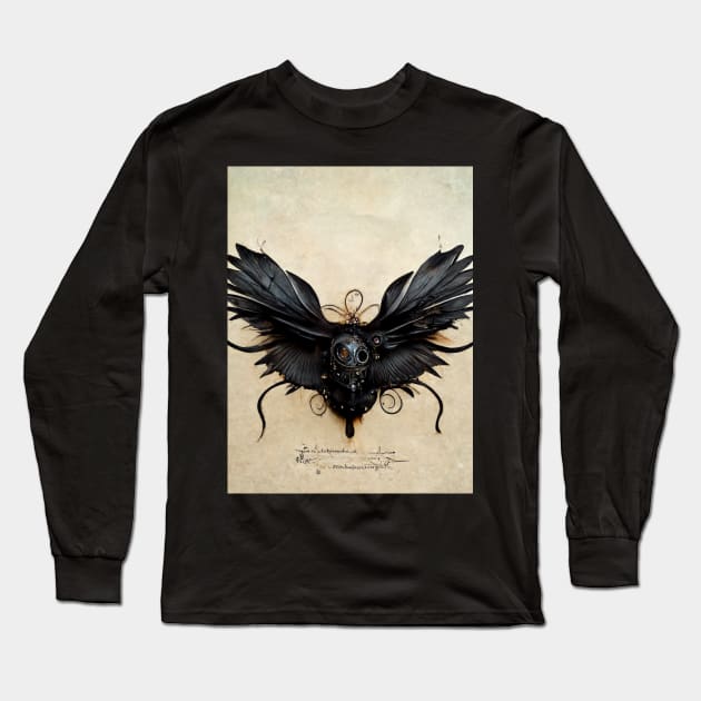 As the Raven Flies Long Sleeve T-Shirt by mw1designsart